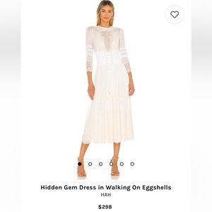 New and never worn boho white dress perfect for an event or night out.